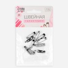 Основа для броши, 2 отверстия, 20 мм, 10 шт., цвет серебряный - Фото 5