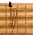 Штора рулонная бамбук 160х180 см "Светлый дуб" - Фото 2