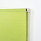 Штора рулонная 120×180 см (с учётом креплений 3,5 см), цвет зелёный - Фото 3