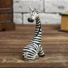 Сувенир дерево "Стеснительная зебра" 13х5,5х3,5 см - Фото 1