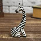 Сувенир дерево "Стеснительная зебра" 13х5,5х3,5 см - Фото 3