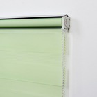 Штора рулонная «День-ночь», 90×180 см (с учётом креплений 3,5 см), цвет зелёный - Фото 3