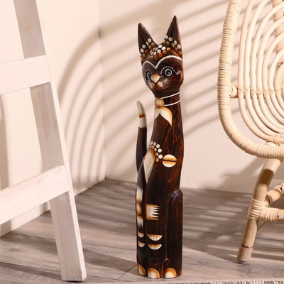 Сувенир «Кошка», 60 см, дерево