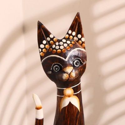 Сувенир «Кошка», 60 см, дерево