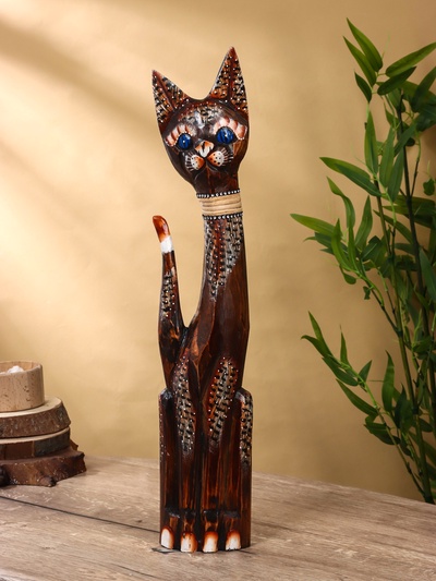 Сувенир «Кошка», 60 см, дерево