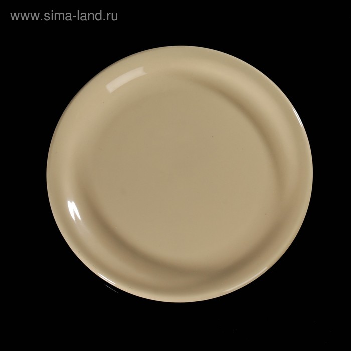 Тарелка десертная 19 см, цвет бежевый - Фото 1