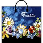 Пакет «Феличита», полиэтиленовый с пластиковой ручкой, 38×35 см, 90 мкм - Фото 1