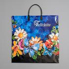 Пакет «Феличита», полиэтиленовый с пластиковой ручкой, 38×35 см, 90 мкм - Фото 3