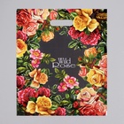 Пакет «Дикая роза», полиэтиленовый с вырубной ручкой, 80 мкм, 40×50 см  (артикул 1464600)  большой выбор товаров оптом и в розницу по низким ценам с доставкой