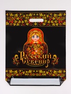 Пакет «Матрешка», полиэтиленовый с вырубной ручкой, 38×47 см, 60 мкм - Фото 4