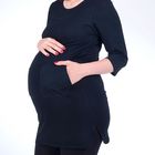 Блузка для беременных 2273, цвет черный, размер 48, рост 170 - Фото 8