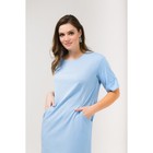 Платье женское, размер 52, рост 168, цвет голубой (арт. 17249 С+) - Фото 7