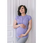 Блузка для беременных 2250, цвет сирень, размер 50, рост 170 - Фото 1