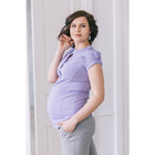 Блузка для беременных 2250, цвет сирень, размер 50, рост 170 - Фото 2