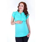 Блузка для беременных 2250 С+, размер 50, рост 170, цвет ментол - Фото 1