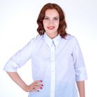 Блуза женская 17247, размер 44, рост 168, цвет белый - Фото 7