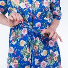 Платье-рубашка женское, цвет электрик, размер 48, рост 168 - Фото 8