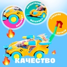 Каталка «Машинка гонка» на палочке, цвета МИКС - Фото 4