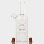 Бутыль стеклянная для соуса и масла 2 в 1 «Фьюжн», 250/100 мл, 8×6×20 см - фото 8282667