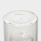 Бутыль стеклянная для соуса и масла 2 в 1 «Фьюжн», 250/100 мл, 8×6×20 см - фото 9233636