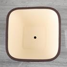 Горшок для цветов "Ноктюрн" шёлк, шоколадный цвет, 11,5 л - Фото 3