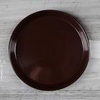 Горшок для цветов "Ноктюрн" шёлк, шоколадный цвет, 11,5 л - Фото 4