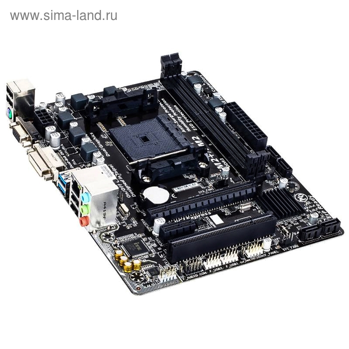 Материнская плата Gigabyte GA-F2A68HM-DS2, Soc-FM2+, AMD A68H, 2xDDR3, mATX, Ret - Фото 1