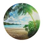 Тарелка с ламинацией "Пляж" 23 см - Фото 1