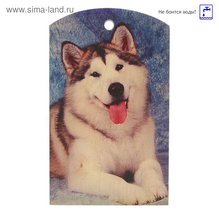 Доска сувенирная фанера "Собаки" бежевая, 180*300 мм, микс - Фото 1