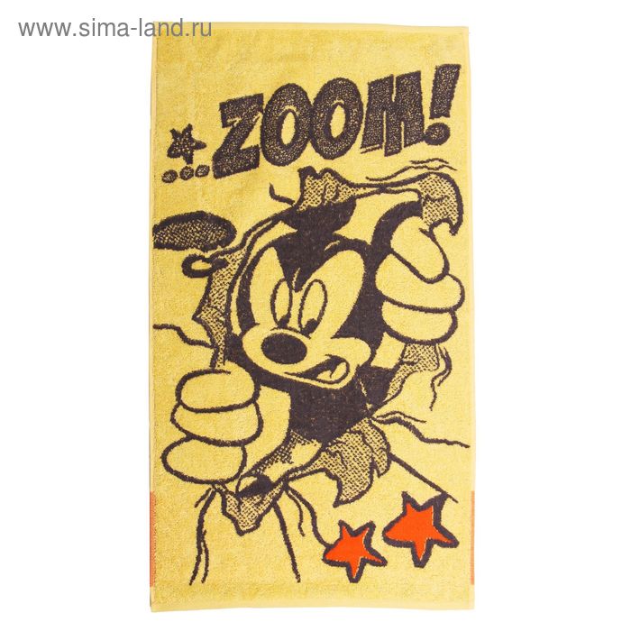Полотенце махровое Disney Mickey Boom 50*90 см, хл100% 460 г/м - Фото 1
