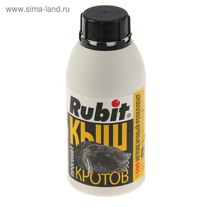 Средство для отпугивания кротов Rubit Кыш репеллент, на 300 кв.м., 0,5 л - Фото 1