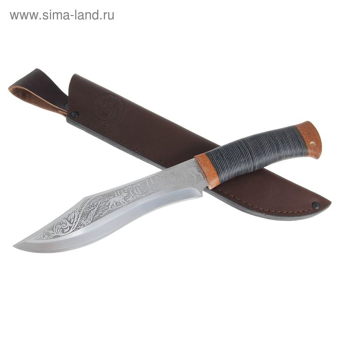 Нож НС-31 г.Златоуст, рукоять-кожа, сталь 40Х10С2М - Фото 1