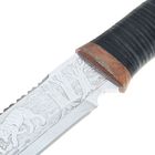 Нож НС-05 г.Златоуст, рукоять-кожа, сталь 40Х10С2М - Фото 3