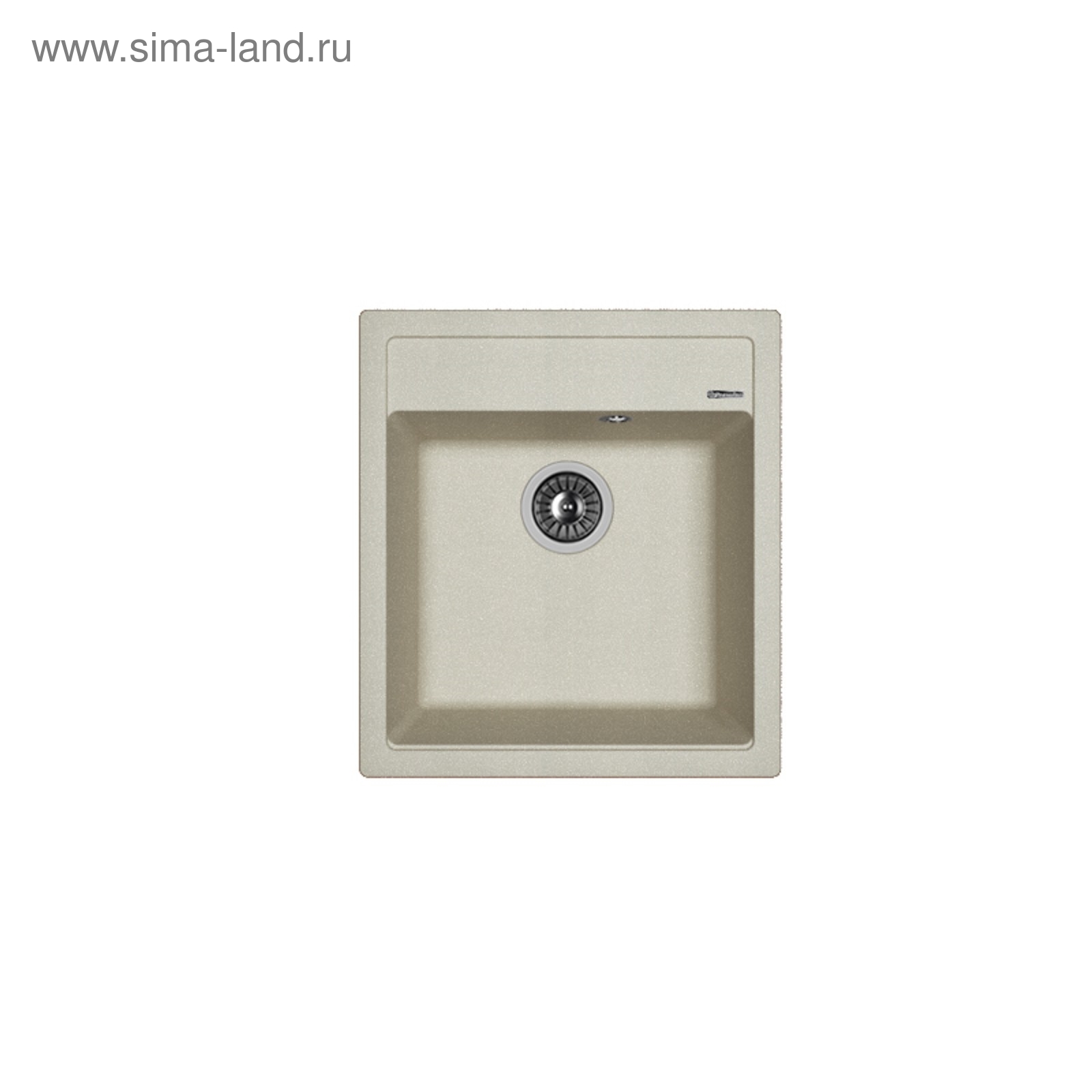 Мойка кухонная из камня Florentina «Липси-460», 460х510 мм, цвет грей ...