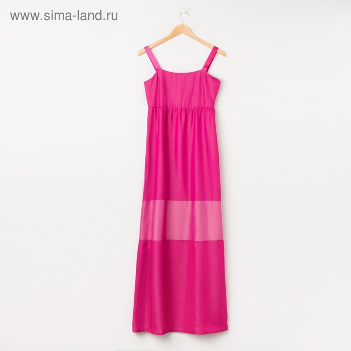 Сарафан женский D15-532 цвет розовый, размер  S(44) - Фото 1