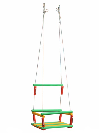 Качель деревянная, разноцветная, 30×40 см