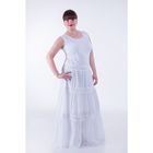 Платье женское D-1-15-35 цвет белый, размер  L(48) - Фото 1