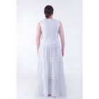 Платье женское D-1-15-35 цвет белый, размер  L(48) - Фото 3