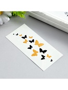 Переводная тату на тело «Браслет. Бабочки», 5×12 см - Фото 4