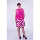 Платье женское, цвет фуксия, размер XXL (52) (арт. D3045 С+) - Фото 1