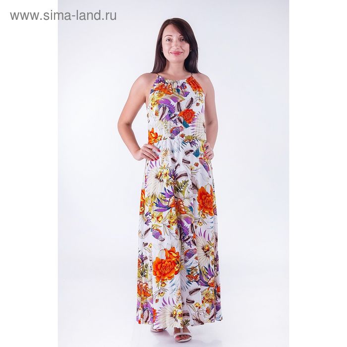 Платье женское D3217 цвет лиловый, размер  XL(50) - Фото 1