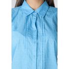 Блузка женская L3189 С+ цвет голубой, размер  XL(50) - Фото 4