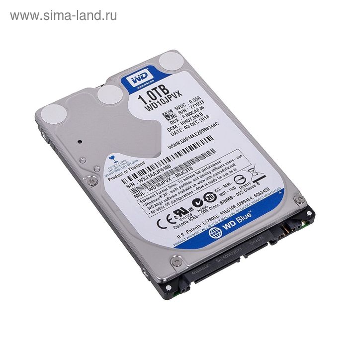 Жесткий диск WD Blue 1Tb (WD10JPVX) SATA-III - Фото 1