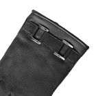 Перчатки мужские, модель №430, материал - олень, подклад - чистошерстяной, р-р 23, чёрные - Фото 4