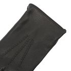 Перчатки мужские, модель №114, материал - олень, подклад - полушерстяной, р-р 25, чёрные - Фото 6