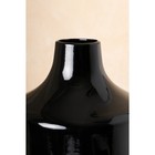 Ваза керамическая "Бриз", настольная, цвет черный, 39 см - Фото 4