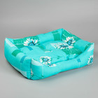 Лежанка прямоугольная, 55 х 45 х 15 см микс цветов - Фото 6