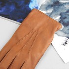 Перчатки мужские, модель №114, материал - олень, подклад - полушерстяной, р-р 23, коричневые - Фото 3