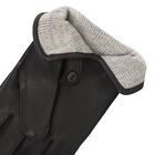 Перчатки мужские, модель №114, материал - олень, подклад - полушерстяной, р-р 23, чёрные - Фото 2