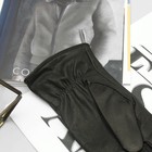 Перчатки мужские, материал - козлина, подклад - полушерстяной, размер 25, цвет чёрный - Фото 2